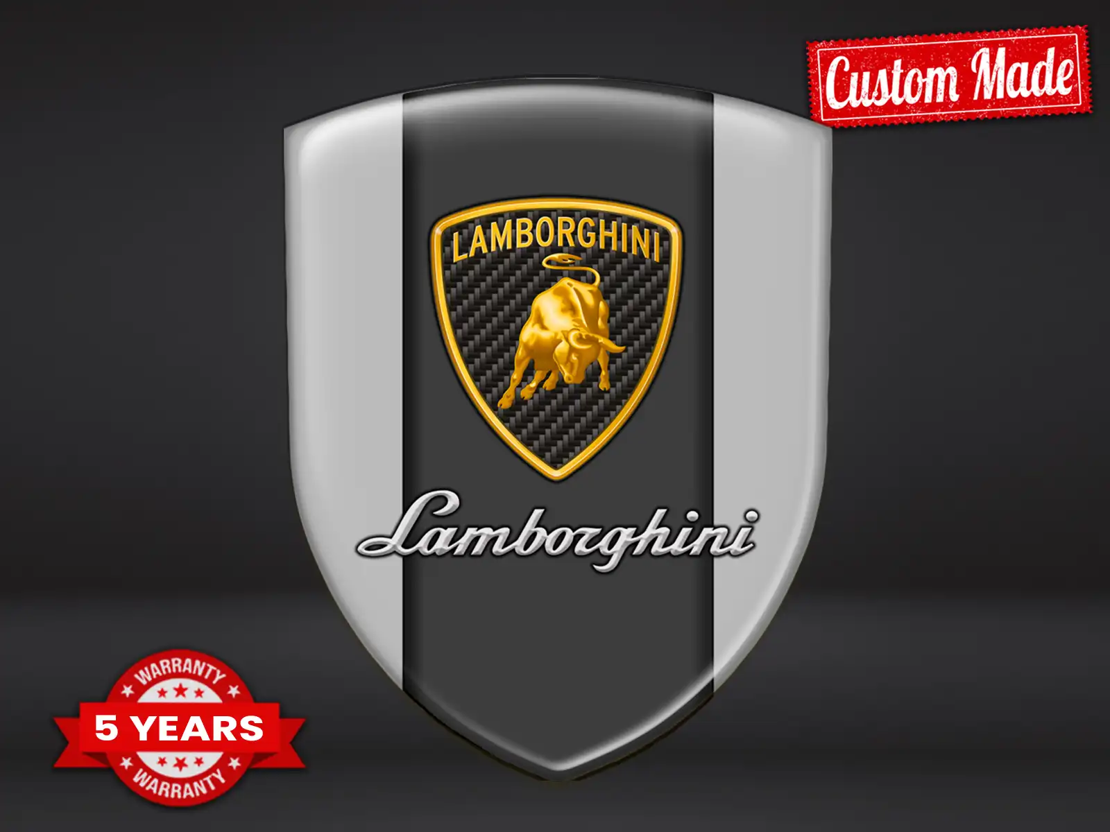 Lamborghini Impresión Parachoques Estilo Premium Personalizable